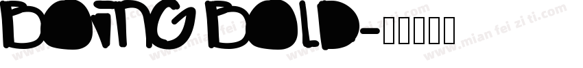 Boing Bold字体转换